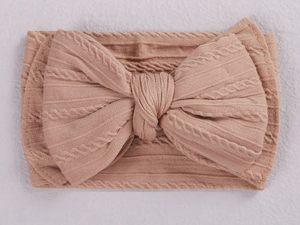 Bentita pentru fetite Elegant Touch – Biscuit, 2-4 ani, poliester