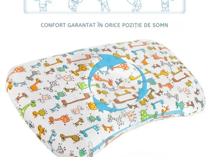 HUSA de schimb / Fata de perna pentru Perna ortopedica Baby nou nascuti 8-24 luni | Multicolora cu animalute - Bebeboo - Totul pentru copii. Jucării, Hăinuțe, Perne, Mobilier, Textile