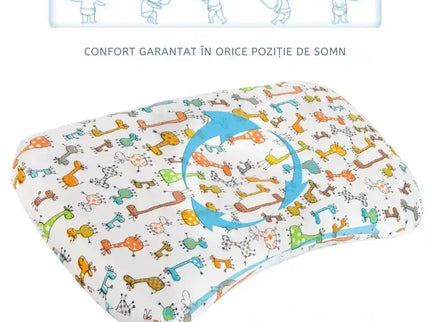 HUSA de schimb / Fata de perna pentru Perna ortopedica Baby nou nascuti 8-24 luni | Multicolora cu animalute - Bebeboo - Totul pentru copii. Jucării, Hăinuțe, Perne, Mobilier, Textile