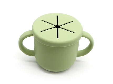Cana multifunctionala 2 in 1 – Olive, 6 luni+, silicon