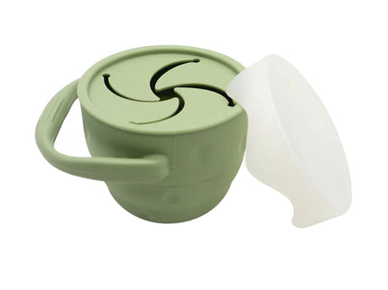 Cana pentru gustari, cu capac – Olive, 6 luni+, silicon