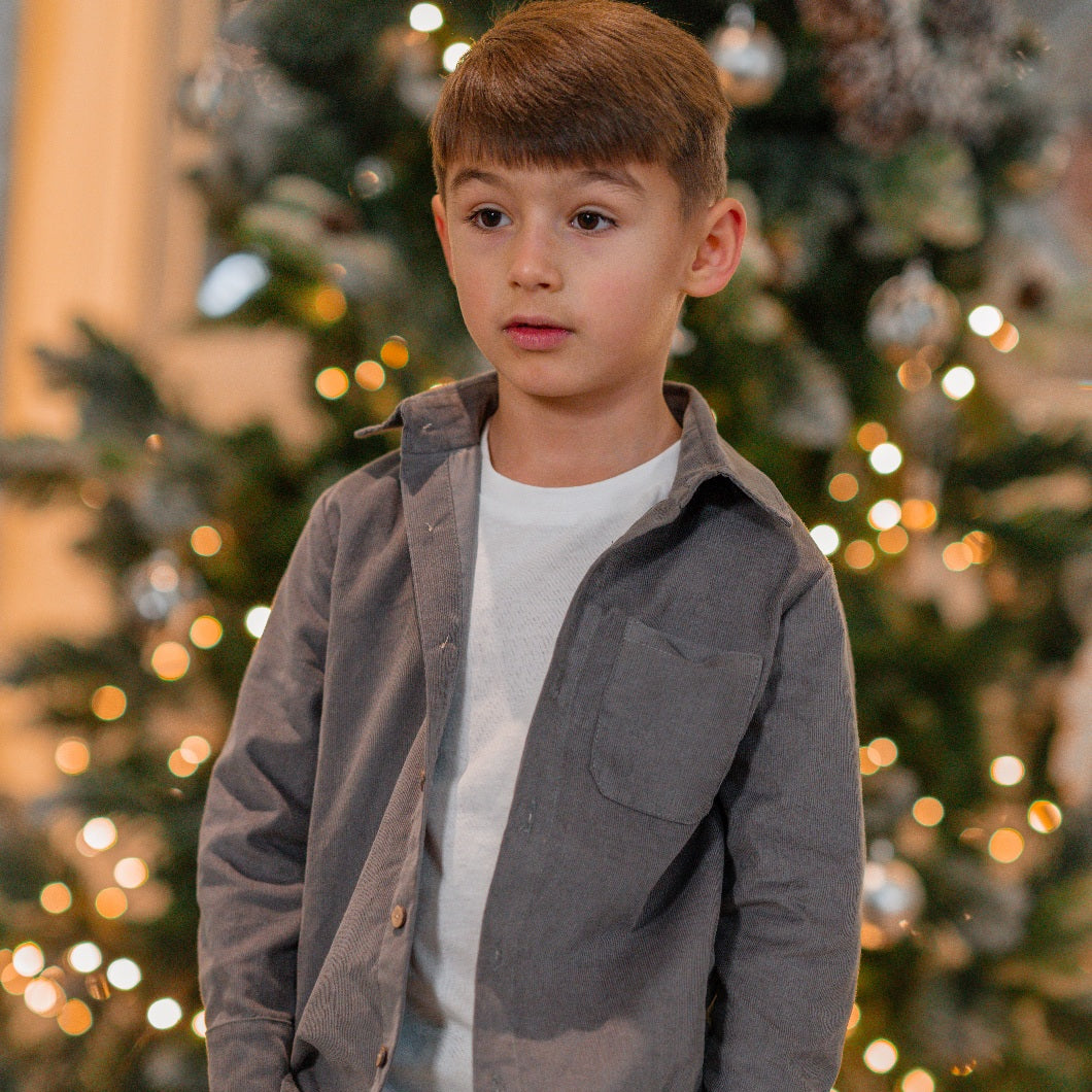 Camasa Baieti Din Catifea