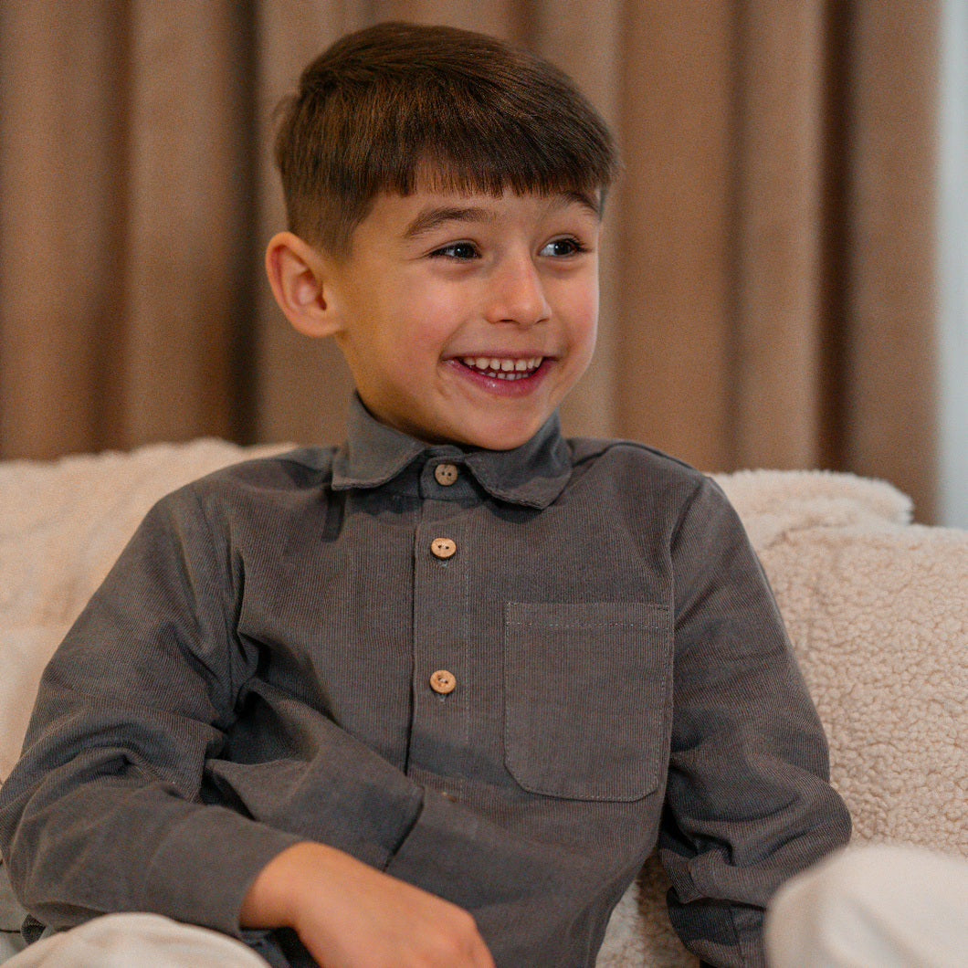 Camasa Baieti Din Catifea