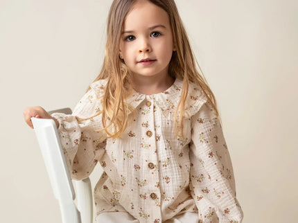 Camasa cu imprimeu floral din muselina - Bebeboo - Totul pentru copii. Jucării, Hăinuțe, Perne, Mobilier, Textile