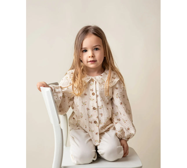 Camasa cu imprimeu floral din muselina - Bebeboo - Totul pentru copii. Jucării, Hăinuțe, Perne, Mobilier, Textile