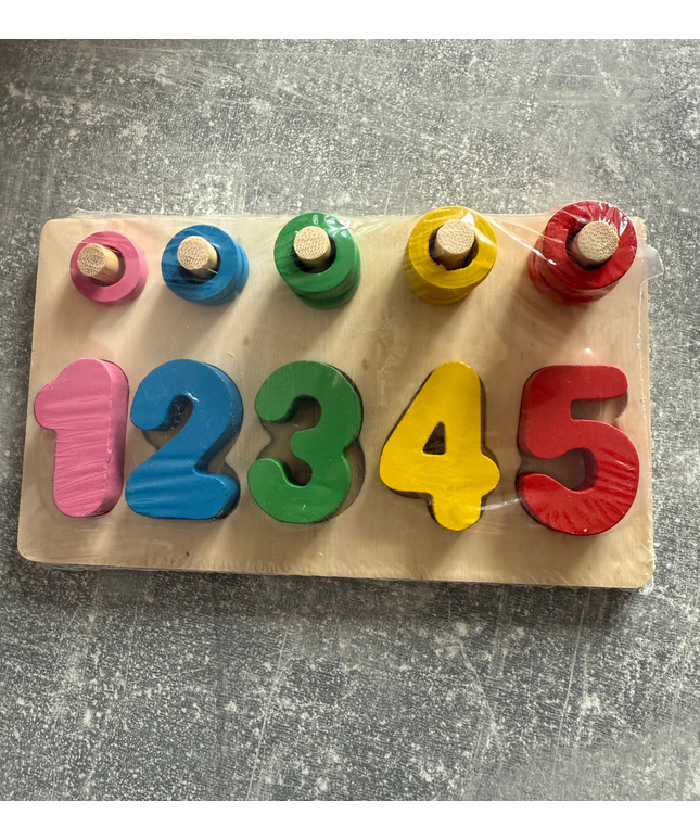 Abac din lemn - Numărătoare până la 5