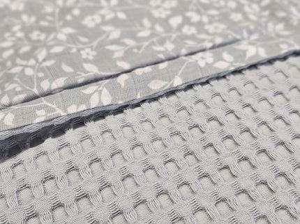Paturica Pentru Copii Din Muselina Si Bumbac Waffle 75x95 cm - Bebeboo - Totul pentru copii. Jucării, Hăinuțe, Perne, Mobilier, Textile