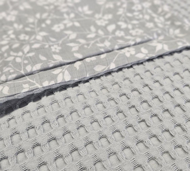 Paturica Pentru Copii Din Muselina Si Bumbac Waffle 75x95 cm - Bebeboo - Totul pentru copii. Jucării, Hăinuțe, Perne, Mobilier, Textile