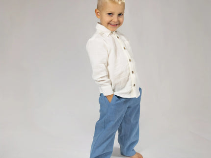 Pantaloni denim din bumbac pentru baieti - Bebeboo - Totul pentru copii. Jucării, Hăinuțe, Perne, Mobilier, Textile