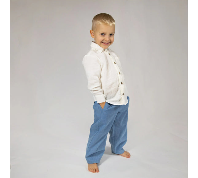 Pantaloni denim din bumbac pentru baieti - Bebeboo - Totul pentru copii. Jucării, Hăinuțe, Perne, Mobilier, Textile