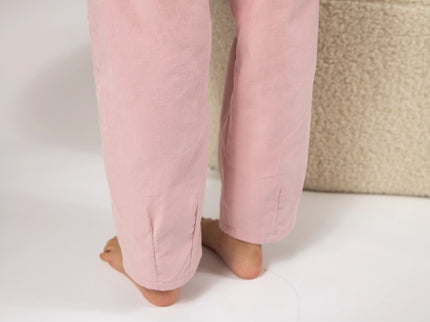 Pantaloni roz din catifea - Bebeboo - Totul pentru copii. Jucării, Hăinuțe, Perne, Mobilier, Textile