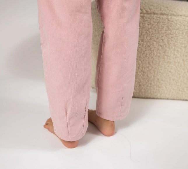 Pantaloni roz din catifea - Bebeboo - Totul pentru copii. Jucării, Hăinuțe, Perne, Mobilier, Textile