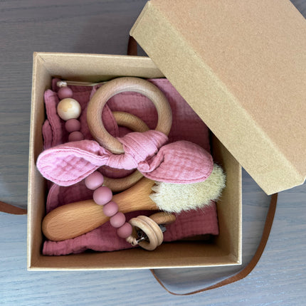 Set cadou nou-născuți - Roz