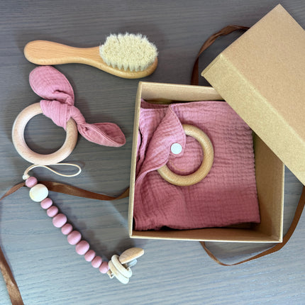 Set cadou nou-născuți - Roz