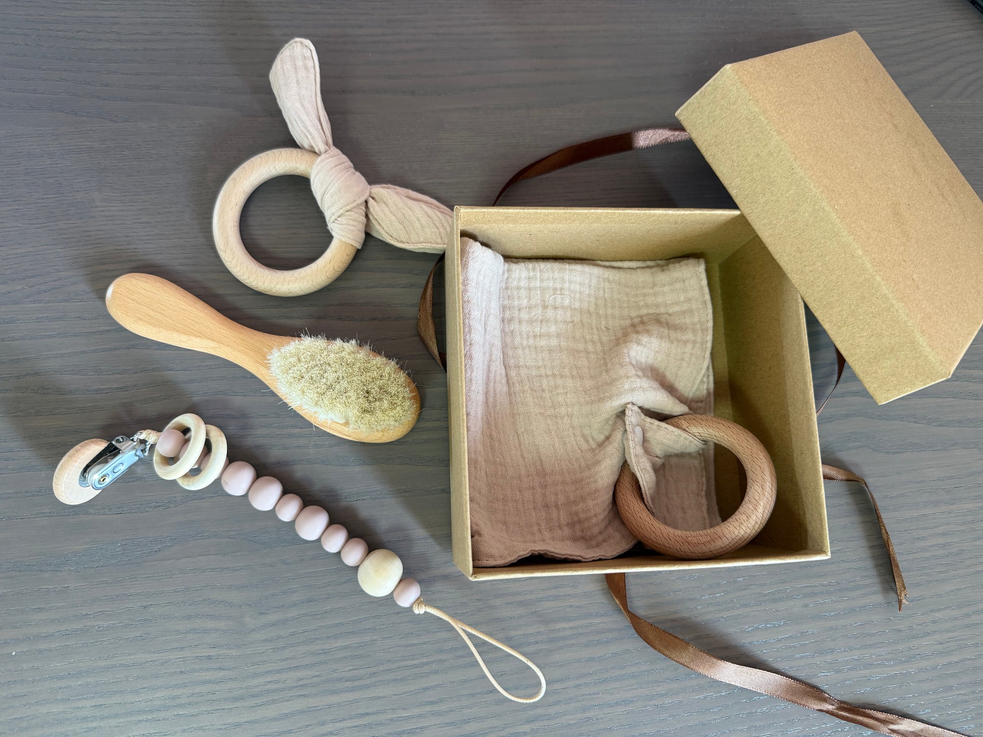 Set cadou nou-născuți - Roz Pal