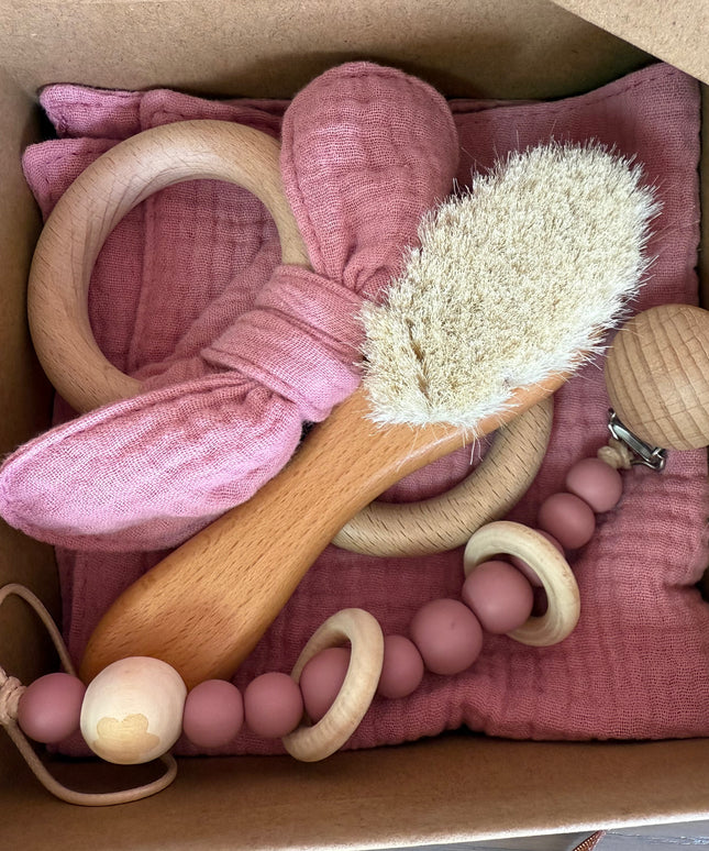 Set cadou nou-născuți - Roz