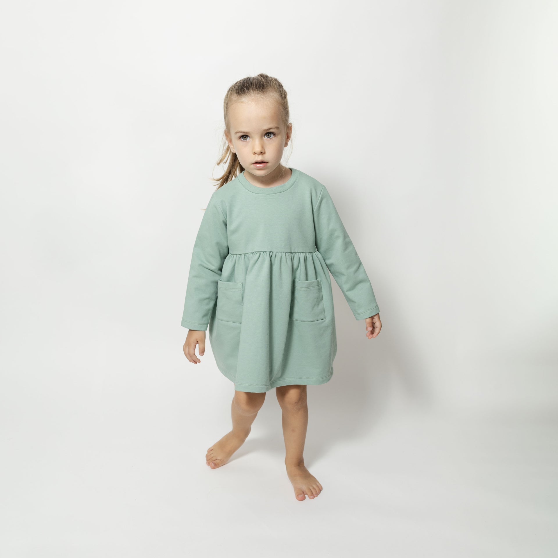 Rochita verde cu buzunare