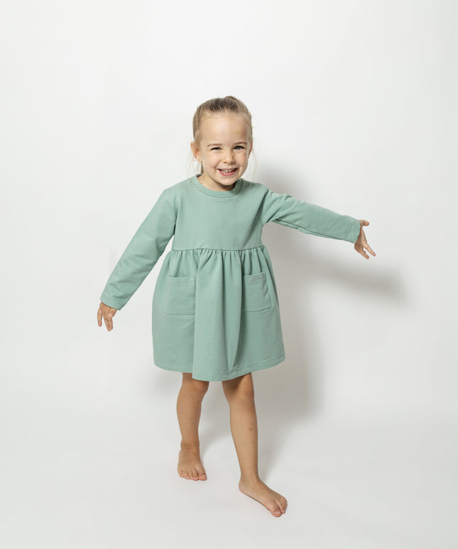 Rochita verde cu buzunare