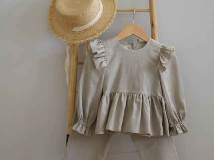 Set bej fete din in 1-10 ani - Bebeboo - Totul pentru copii. Jucării, Hăinuțe, Perne, Mobilier, Textile