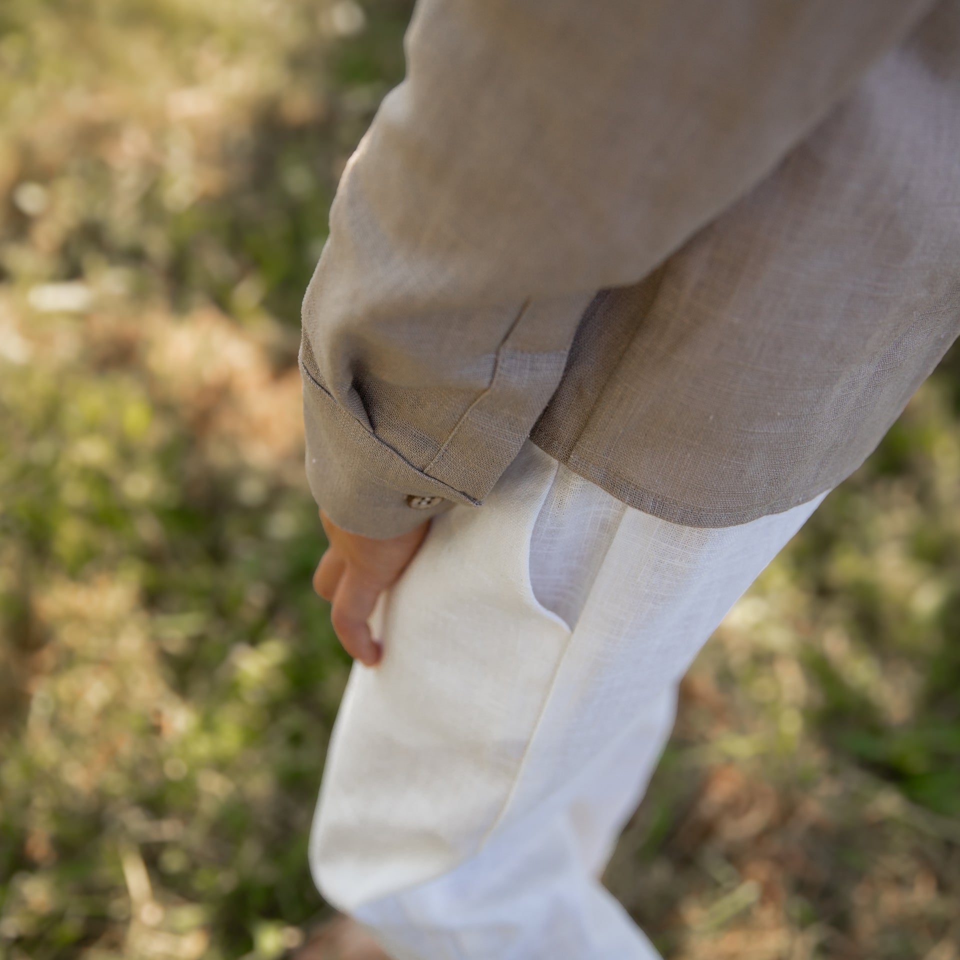 Pantaloni eleganti din in baieti 1-10 ani