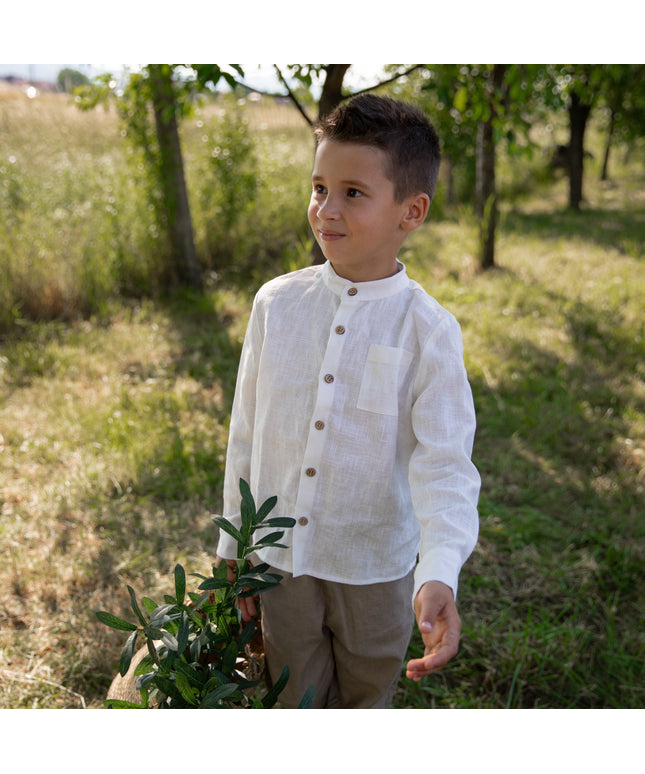 Camasa alba de in baieti