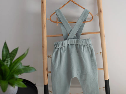 Costum Botez Baieti Verde Vesta Cu Pantaloni - Bebeboo - Totul pentru copii. Jucării, Hăinuțe, Perne, Mobilier, Textile