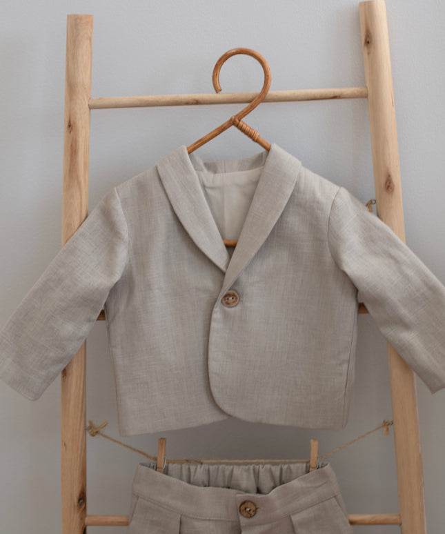 Costum Botez Baieti Bej Din In