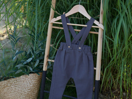 Costum Botez Baieti Gri Vesta Cu Pantaloni - Bebeboo - Totul pentru copii. Jucării, Hăinuțe, Perne, Mobilier, Textile
