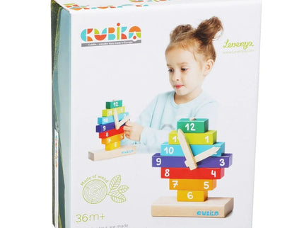 Jucarie din lemn, Cubika - Sa invatam ceasul