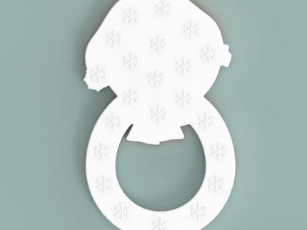 Jucarie dentitie – Snowman, 3 luni+, silicon