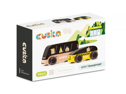 Jucarie din lemn, Cubika - City Truck
