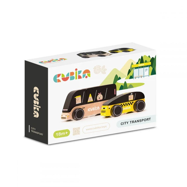 Jucarie din lemn, Cubika - City Truck