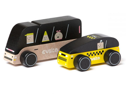 Jucarie din lemn, Cubika - City Truck