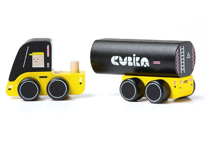 Jucarie din lemn, Cubika - Tank Truck