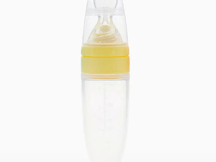 Lingurita pentru hranirea bebelusului, 6 luni+, diverse culori, silicon+PP