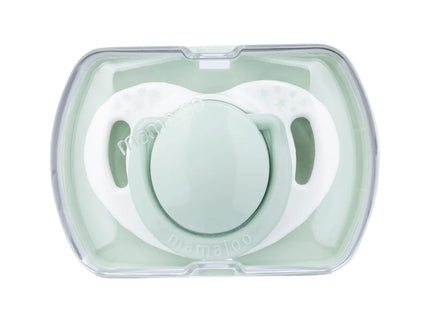 Mini set cadou bebelusi Mamajoo, Verde Pudra, 150 ml/S, 0 luni+, PP + Silicon