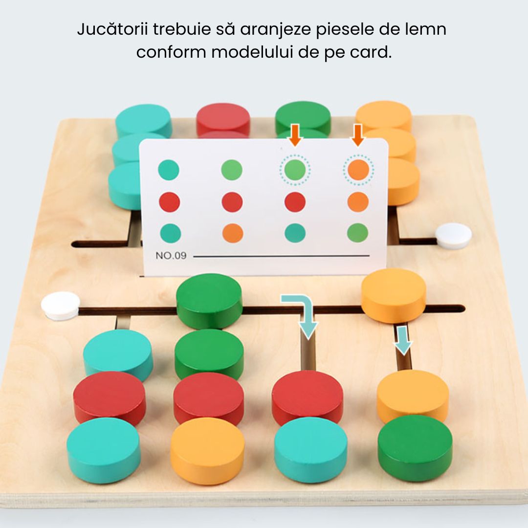 Joc de potrivire a culorilor, 1-2 jucători, 3 ani+