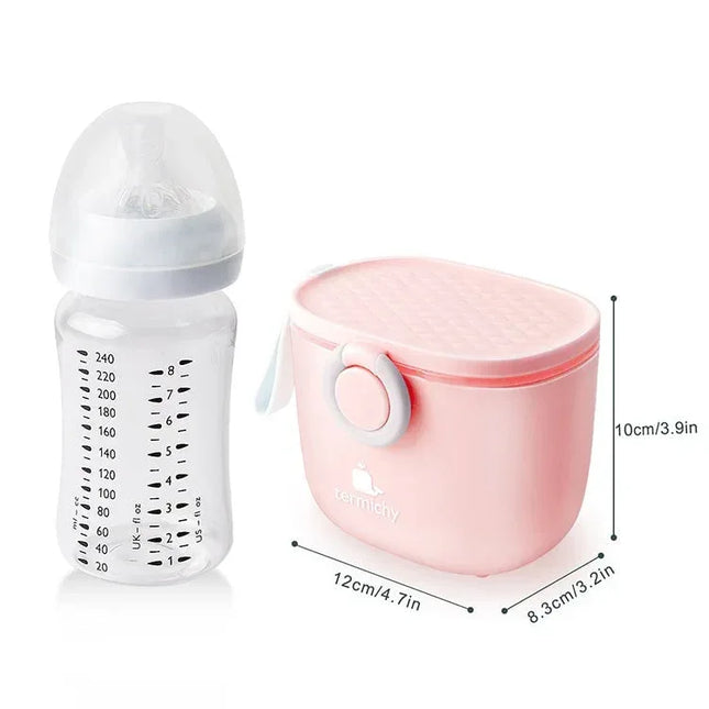 Recipient lapte praf – Pink, material PP, 0 luni + - Bebeboo - Totul pentru copii. Jucării, Hăinuțe, Perne, Mobilier, Textile
