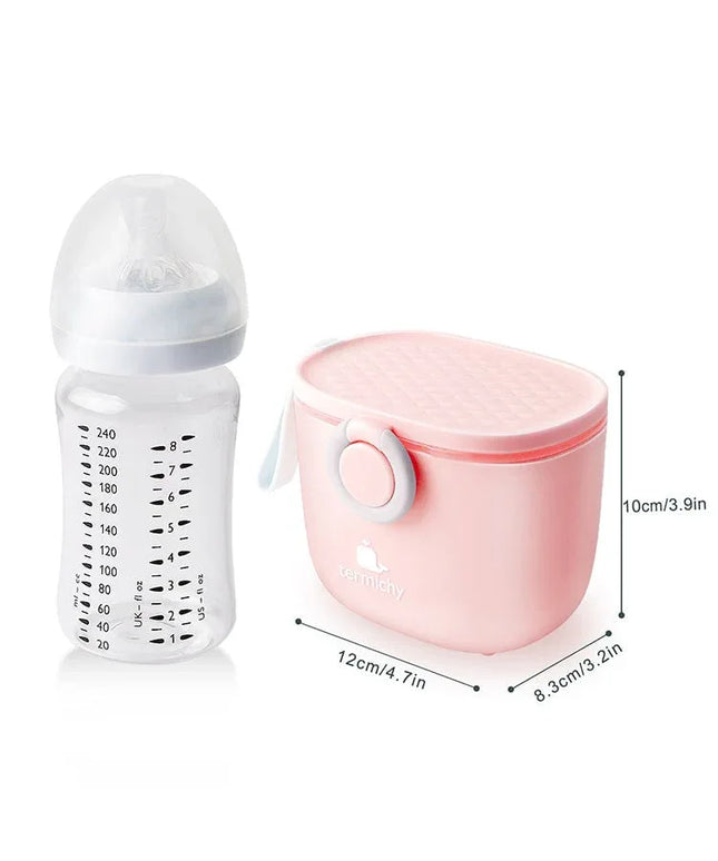 Recipient lapte praf – Pink, material PP, 0 luni + - Bebeboo - Totul pentru copii. Jucării, Hăinuțe, Perne, Mobilier, Textile