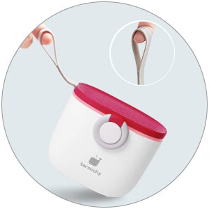 Recipient lapte praf – Red, material PP, 0 luni +