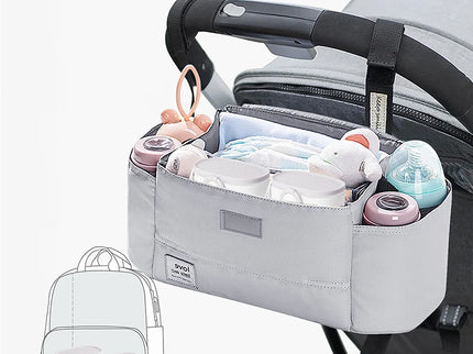 Recipient lapte praf – Light Grey, material pp, 0 luni +