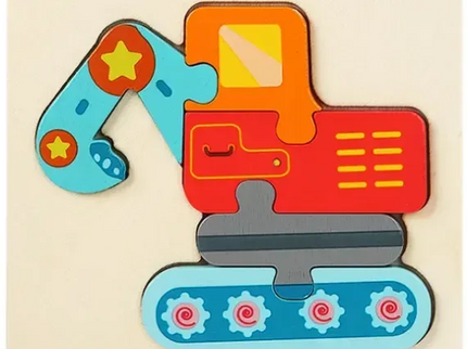 Puzzle din Lemn – Mijloace de Transport - Bebeboo - Totul pentru copii. Jucării, Hăinuțe, Perne, Mobilier, Textile