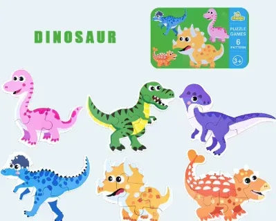 Set din 6 puzzle-uri pentru copii 3 ani+ - Bebeboo - Totul pentru copii. Jucării, Hăinuțe, Perne, Mobilier, Textile
