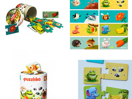 Set puzzle Cubika - Ce mananca?