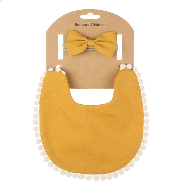 Set baveta eleganta si bentita – Mango, 0 luni+, bumbac