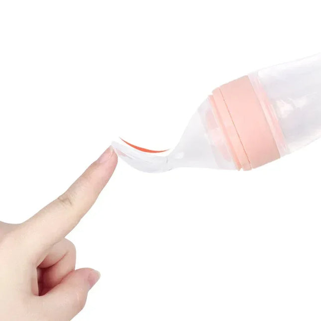 Alimentator pentru Fructe și Legume| Silicon, 15x6.5 cm, roz - Bebeboo - Totul pentru copii. Jucării, Hăinuțe, Perne, Mobilier, Textile