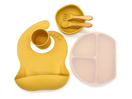 Set diversificare bebelusi 6 piese – Mango, 6 luni+, silicon