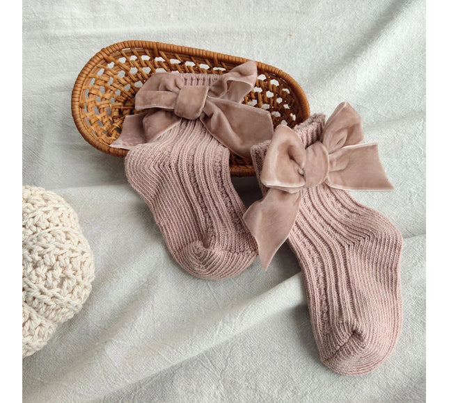 Sosete elegante pentru fetite, Carmen - Rose Pink, diverse marimi, bumbac + elastan