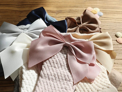 Sosete lungi pentru fetite, Bella - Ivory, diverse marimi, bumbac + elastan