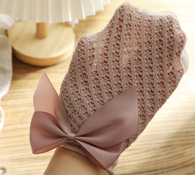 Sosete lungi pentru fetite, Bella - Rose Pink, diverse marimi, bumbac + elastan